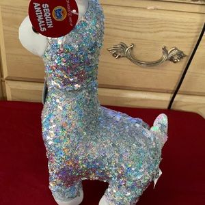Sequin llama sparkling stuff animal